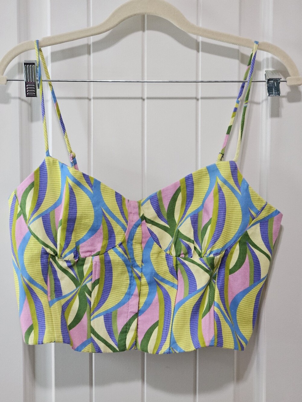 Zara Corset Crop Tank Top XL NWOT